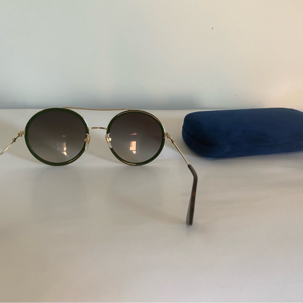 Gucci green red women sunglasses new - Picture 3 of 7